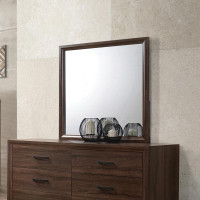 Coaster Furniture 205324 Brandon Framed Mirror Medium Warm Brown